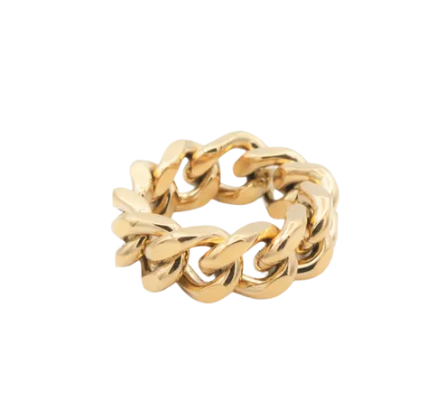 Sign Here Ring (Size 7/8) - Gold summer glow