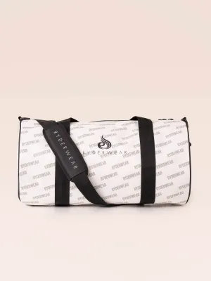 Signature Duffle Bag - White go city