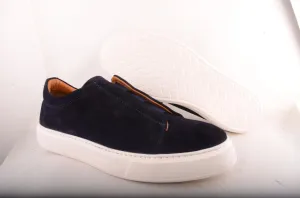 Sigotto Uomo Navy Suede Slip on Sneaker Weekend Mood