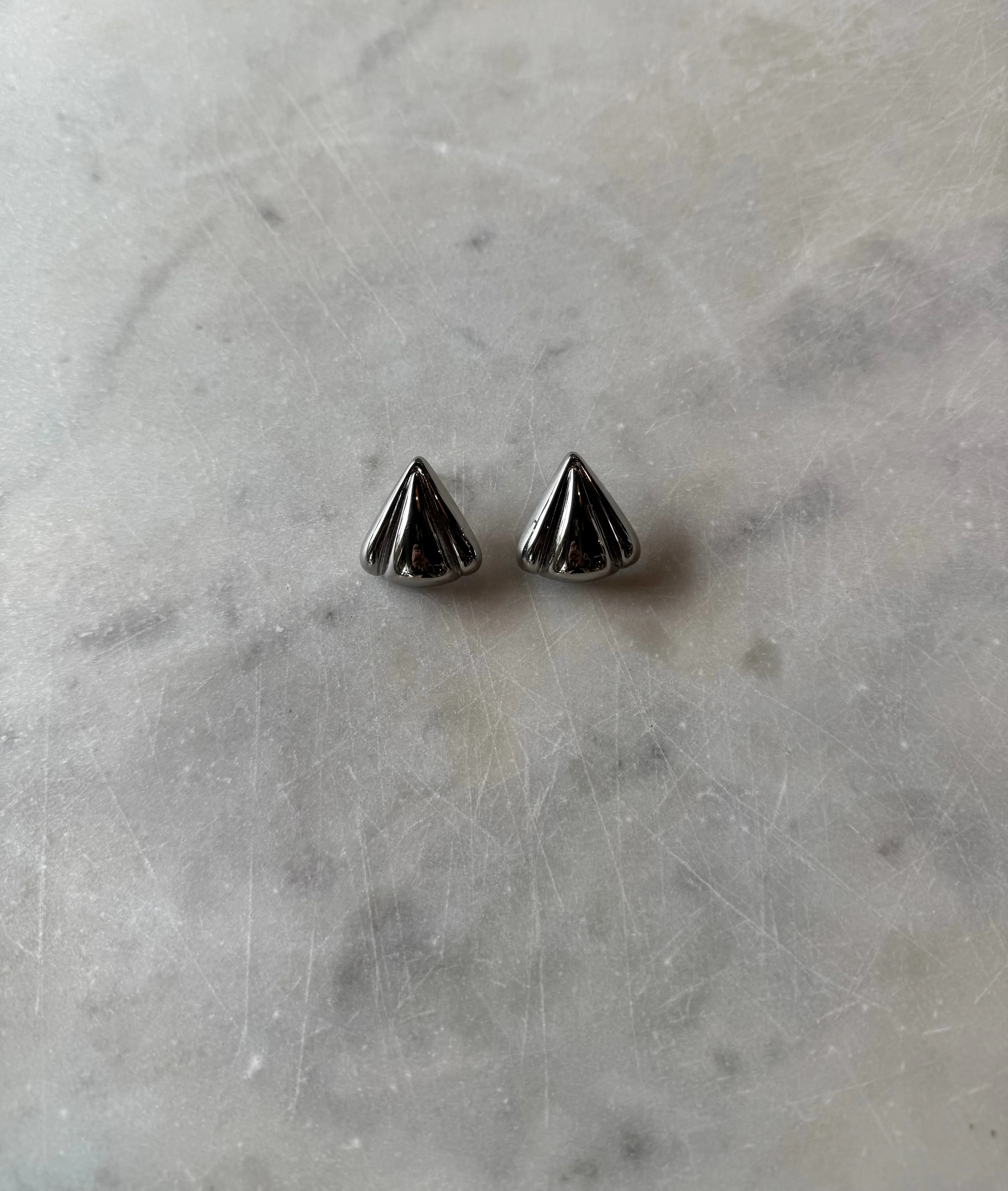 Silver Feathered Earring ethnic touch