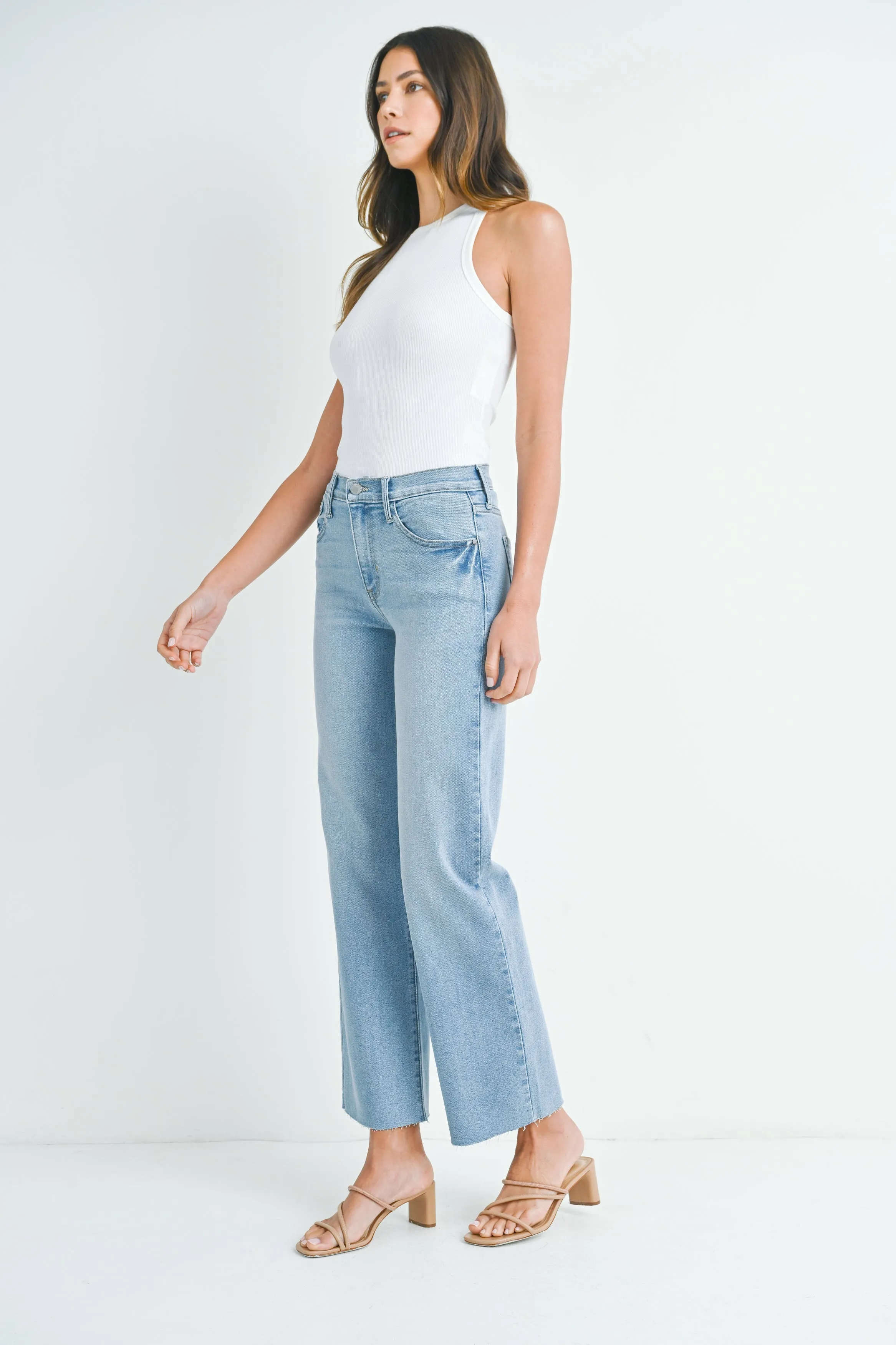 Slim Palazzo with Scissor Cut relaxed fit