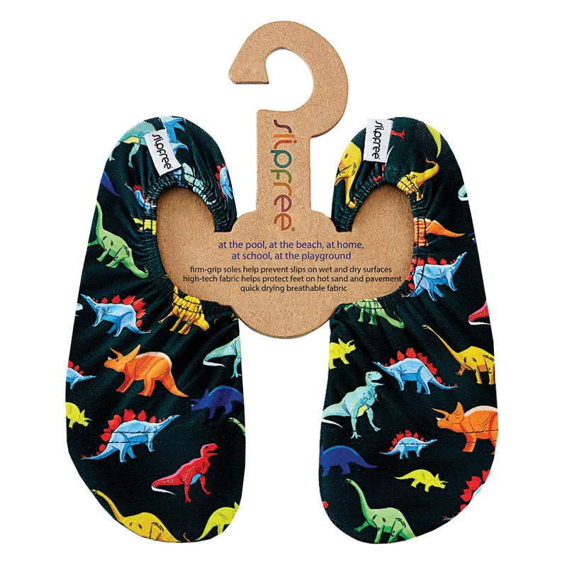 Slipfree Kid's Non Slip Shoes - Dino Pool Ease
