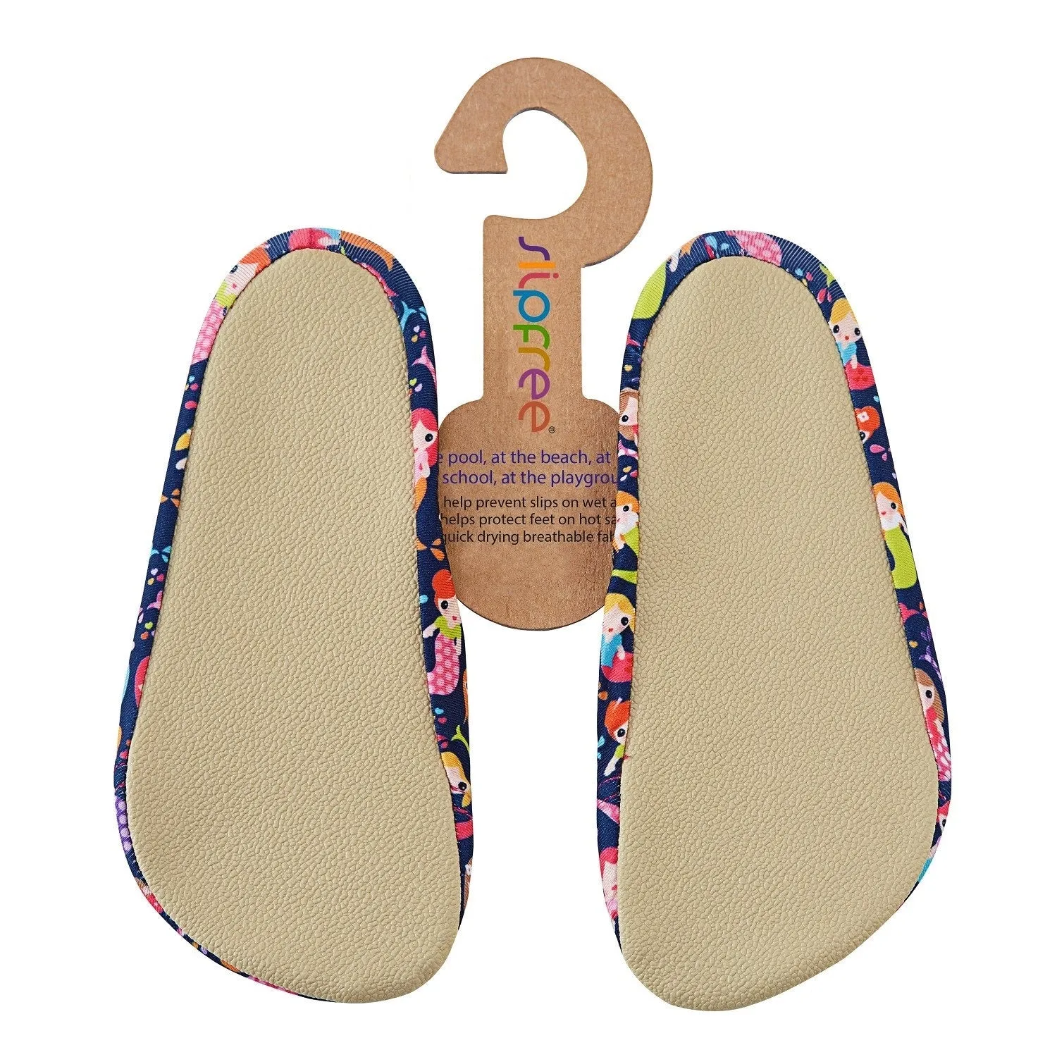 Slipfree Kid's Non Slip Shoes - Mermaid clear mind