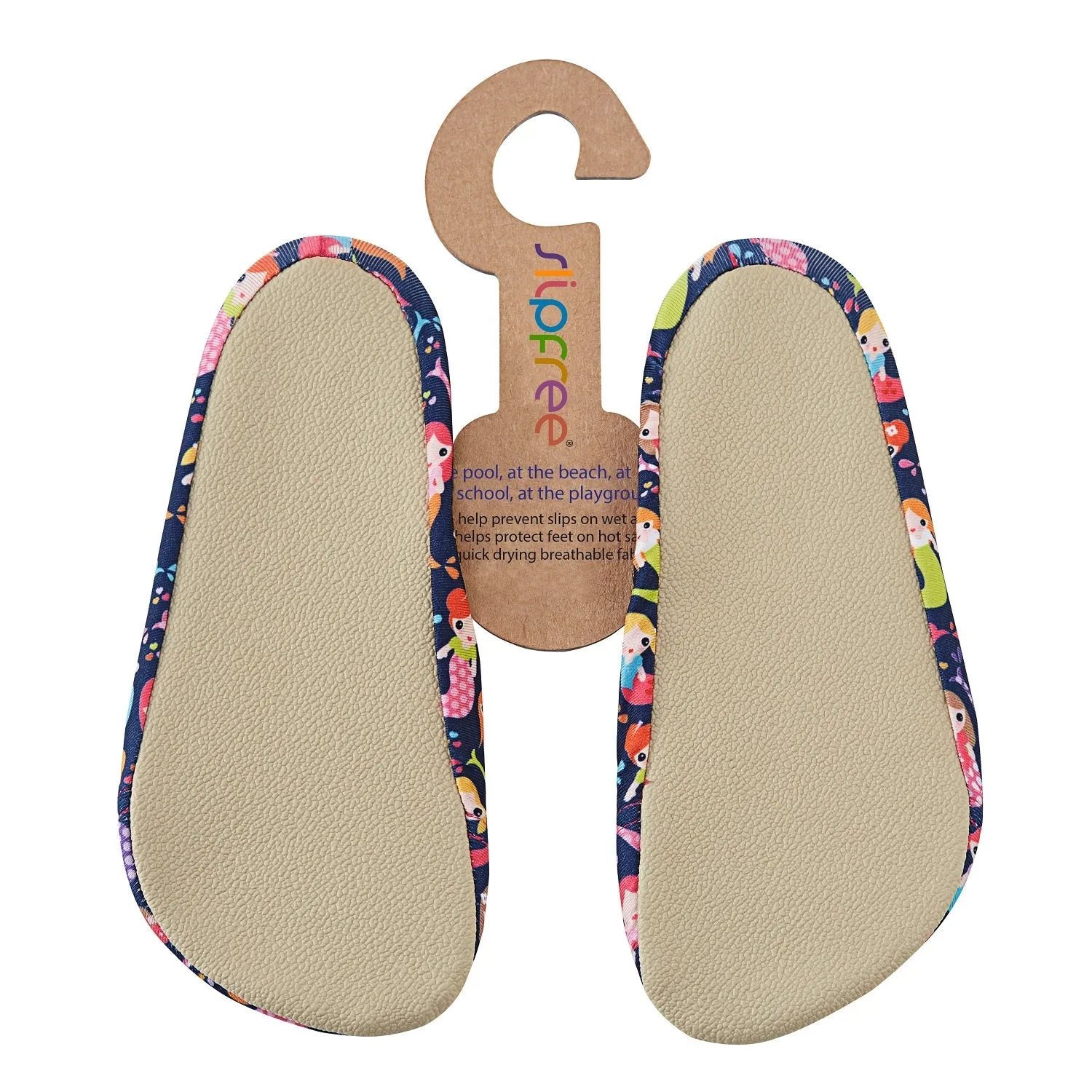 Slipfree Kid's Non Slip Shoes - Mermaid Navy natural move