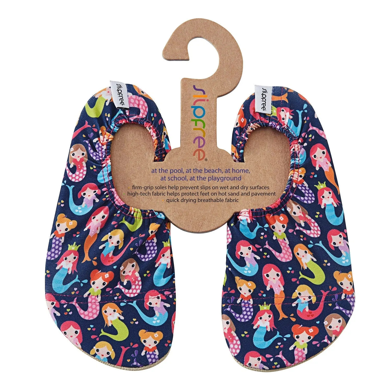 Slipfree Kid's Non Slip Shoes - Mermaid Navy Free Breath