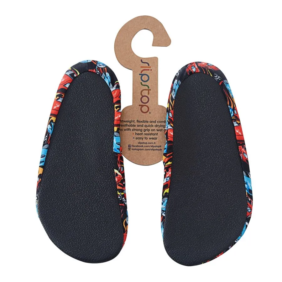 Slipfree Kid's Non Slip Shoes - Racing cool twist