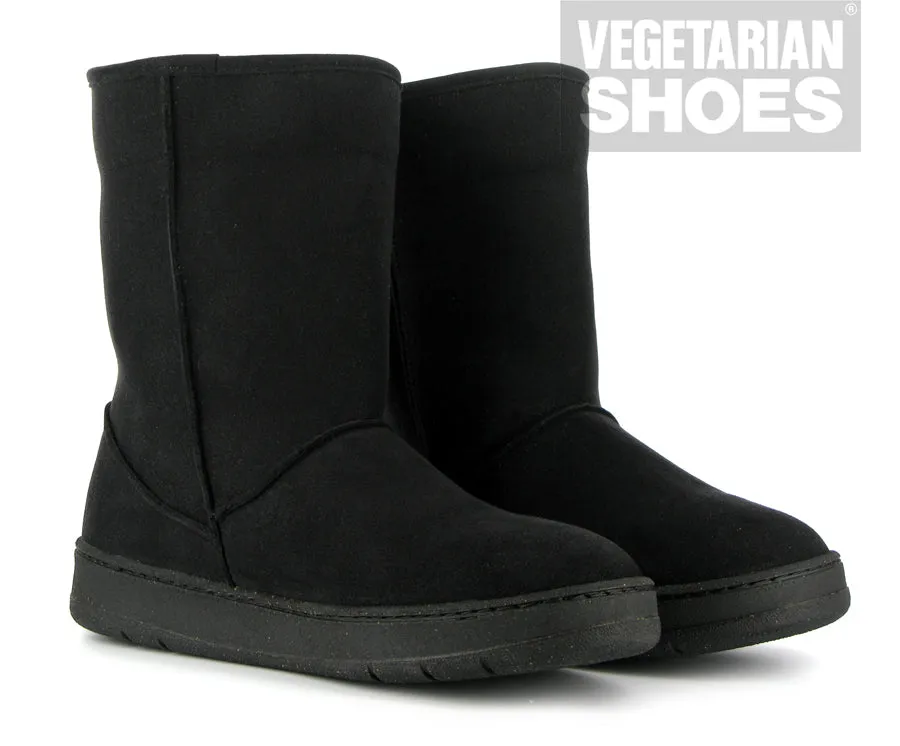 Snugge Boot in Black from Vegetarian Shoes storm safe