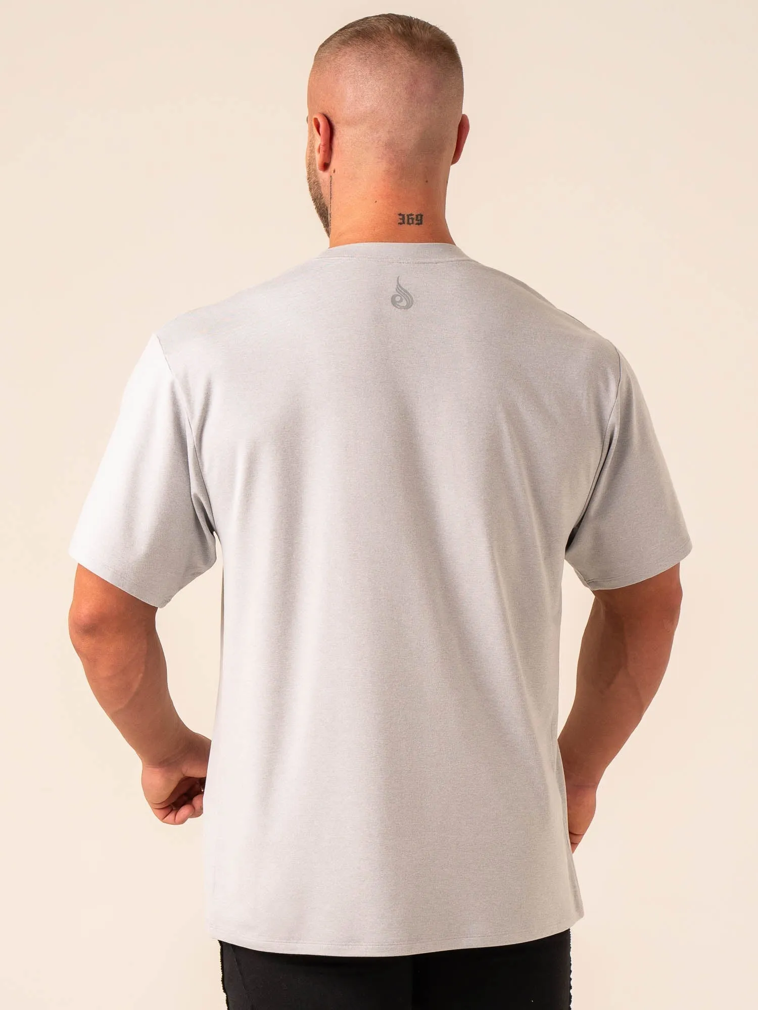 Soft Tech Oversized T-Shirt - Grey Marl comfortable style