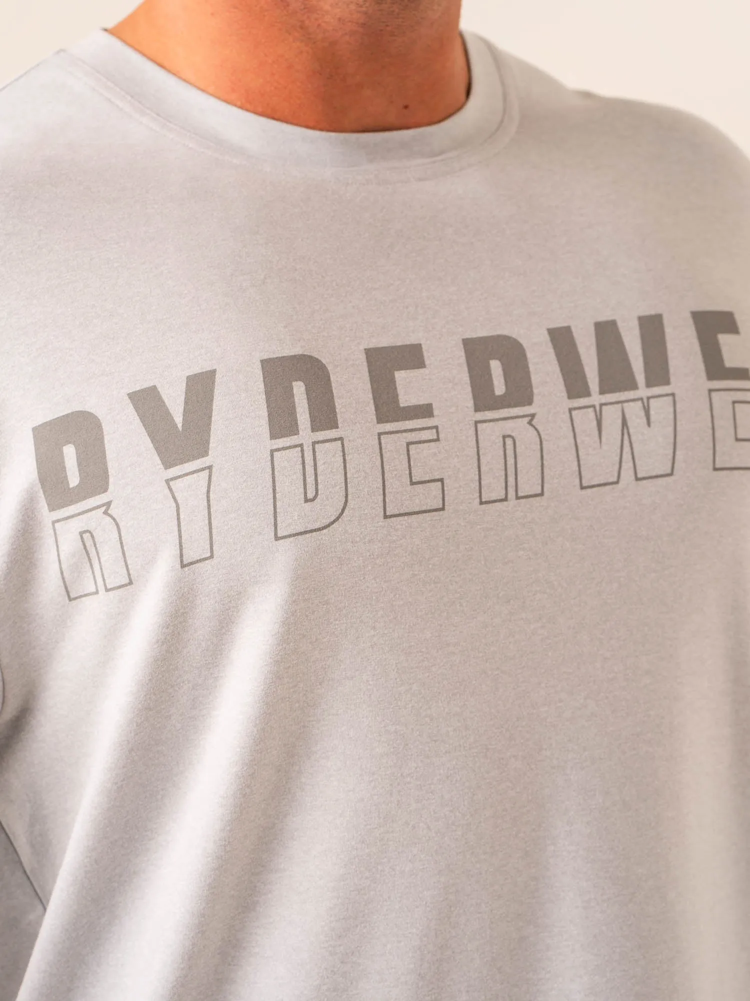 Soft Tech Oversized T-Shirt - Grey Marl womens favorite