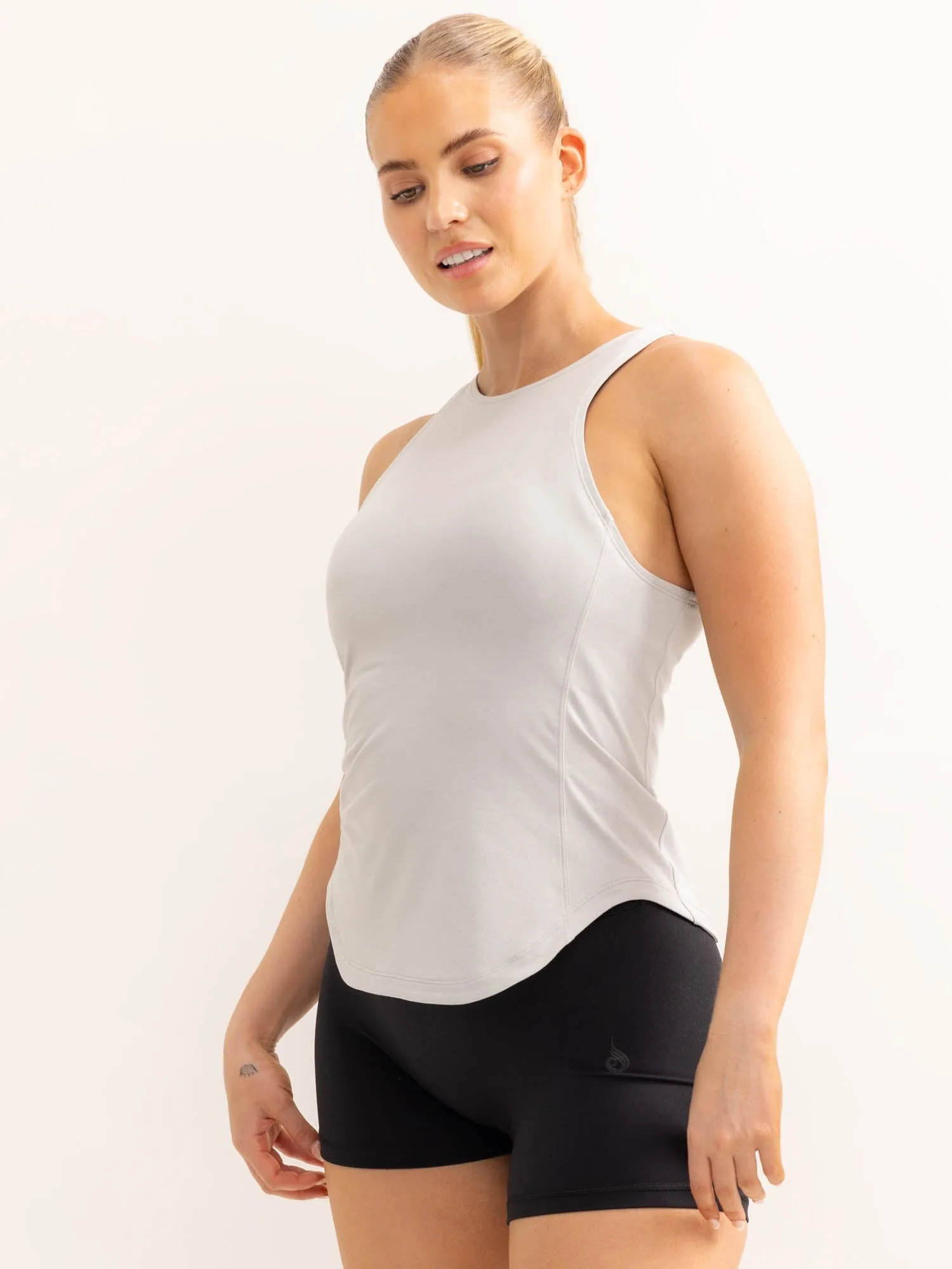 Soft Tech Slim Fit Tank - Grey Marl multi color trend