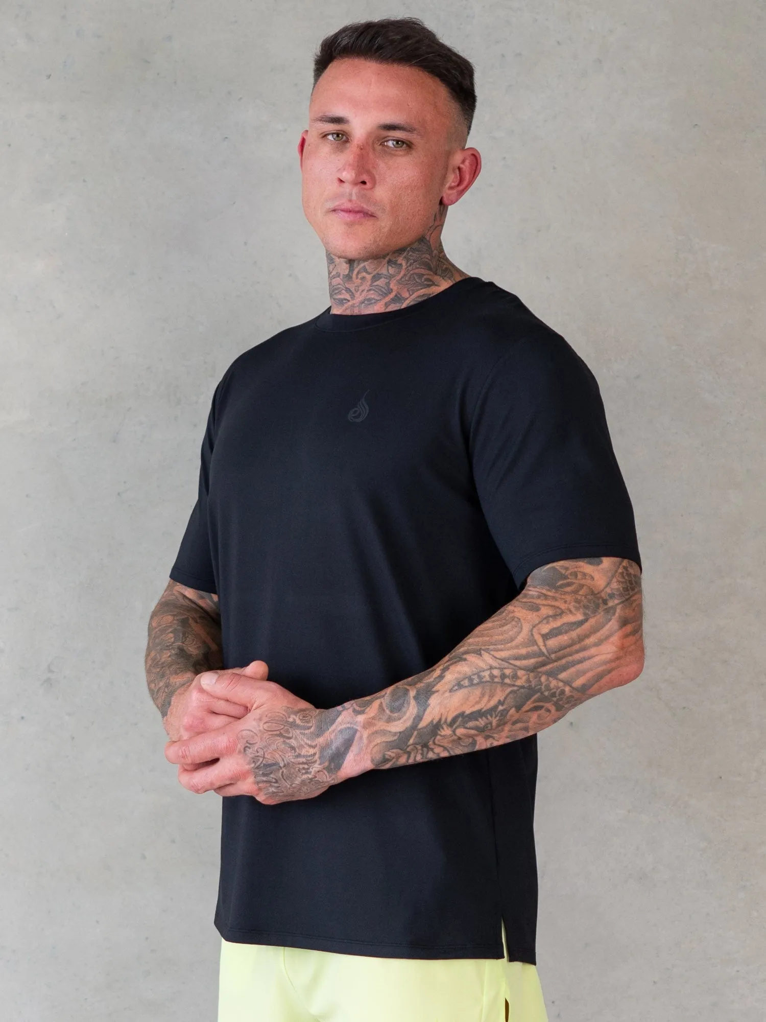 Soft Tech T-Shirt - Black color pop