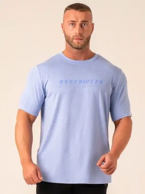 Soft Tech T-Shirt - Blue Marl jogging suit