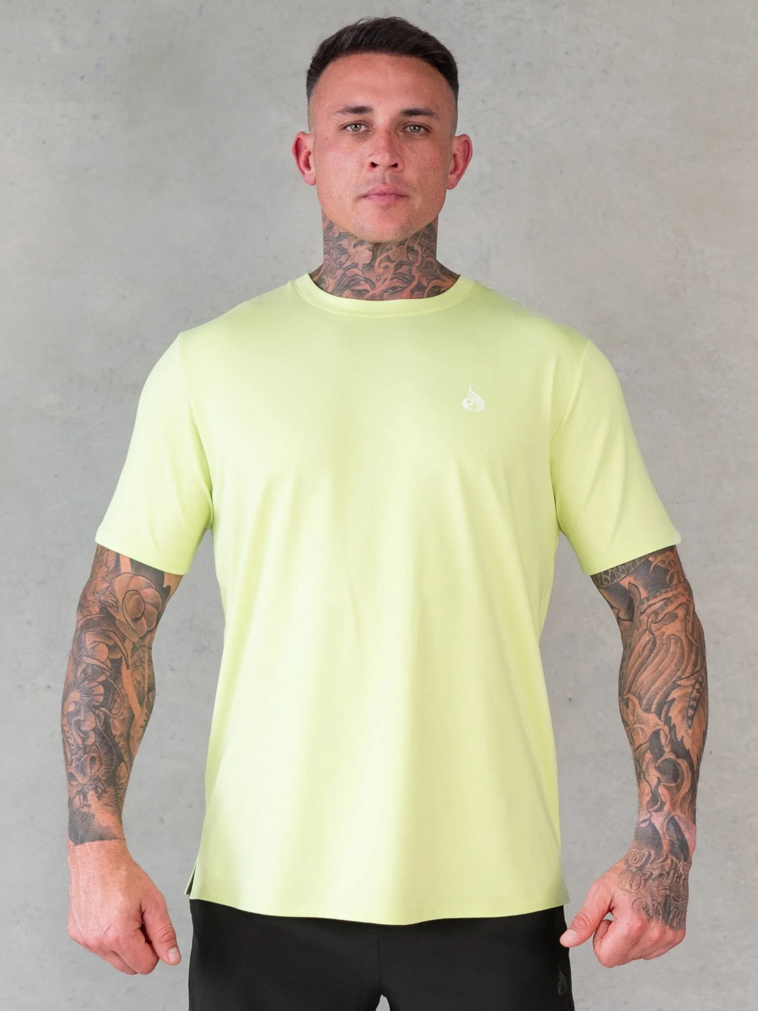Soft Tech T-Shirt - Lime Marl eco friendly