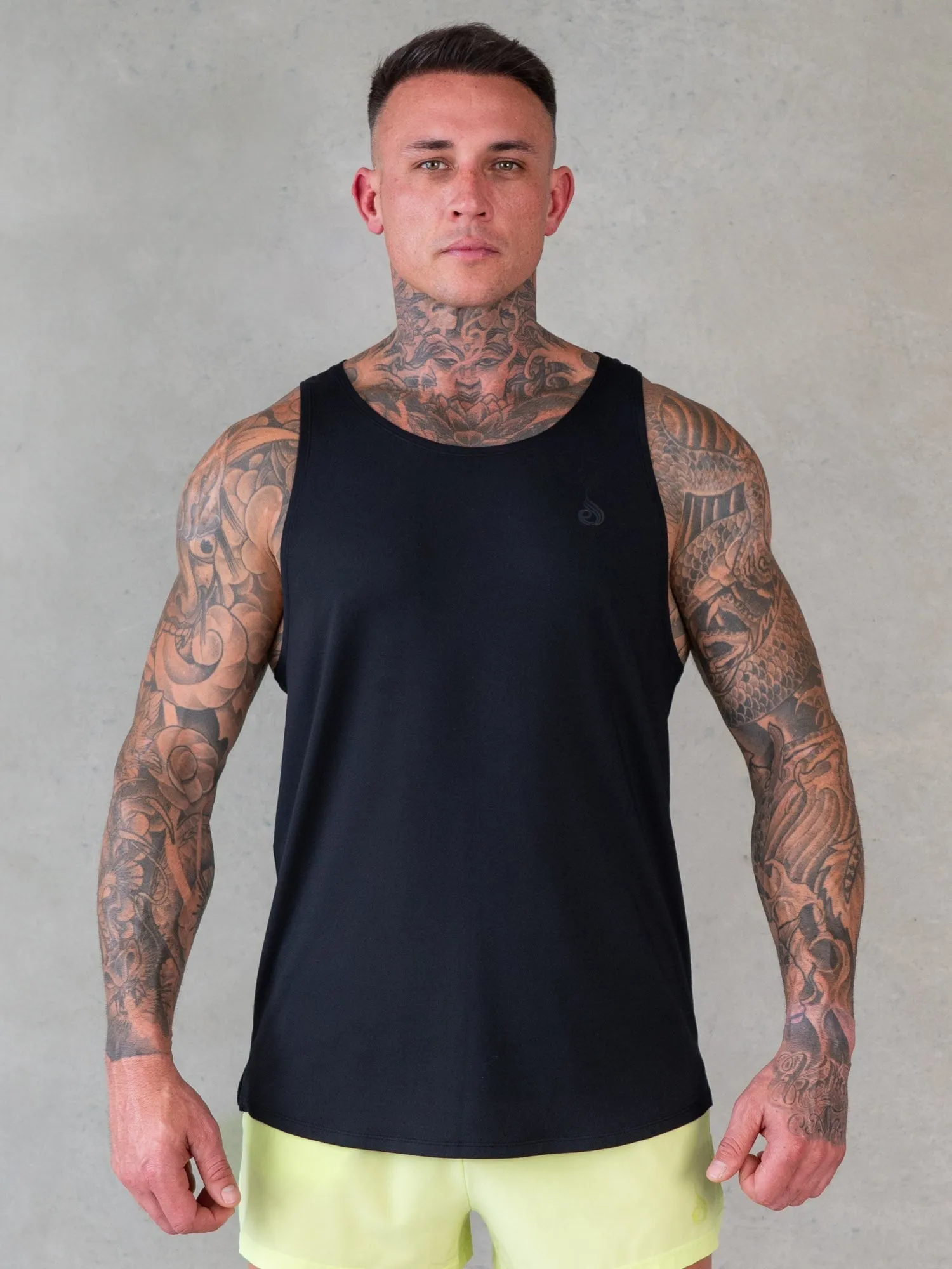 Soft Tech Tank - Black free stretch