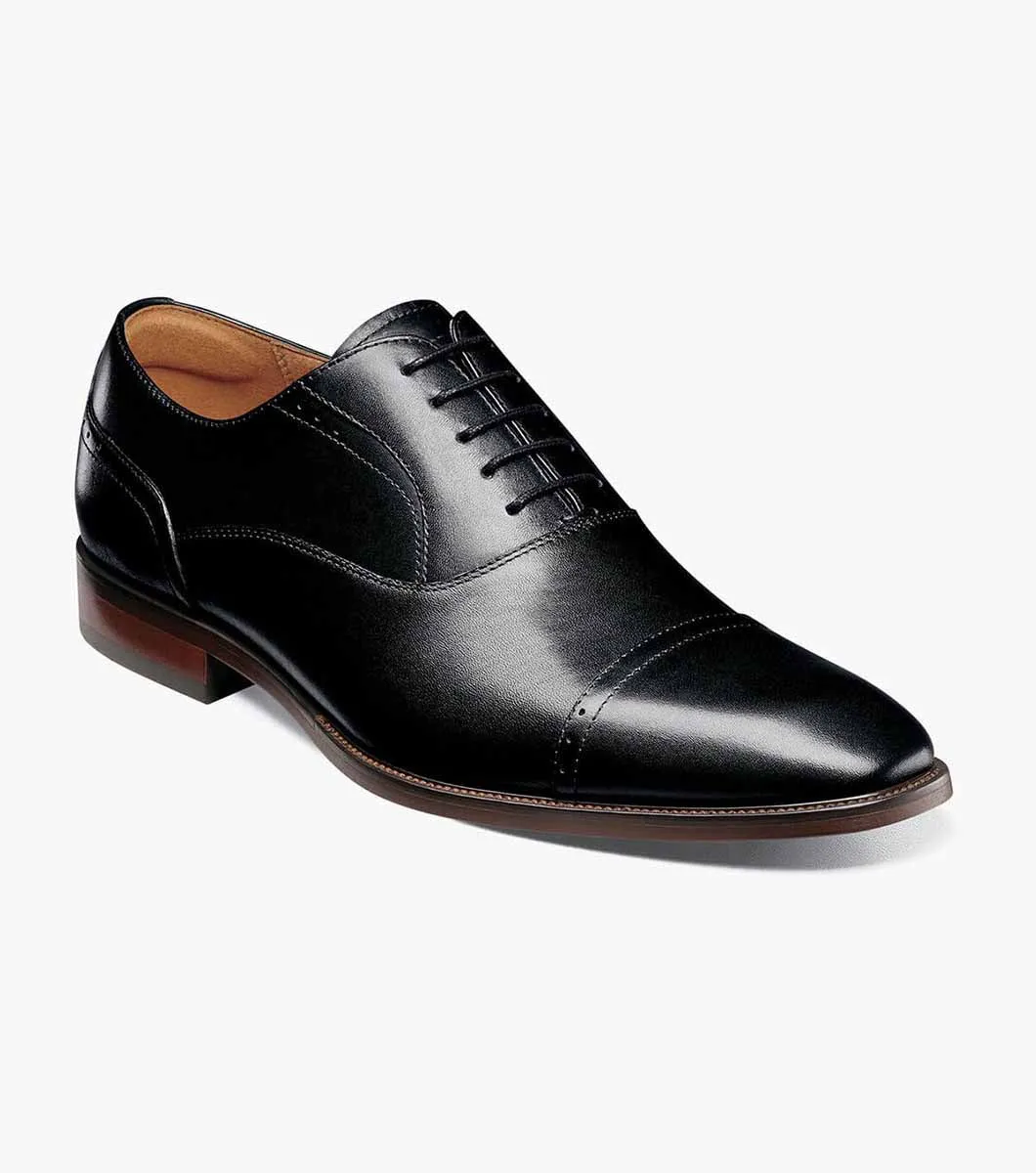 SORRENTO Cap Toe Oxford - Black move style