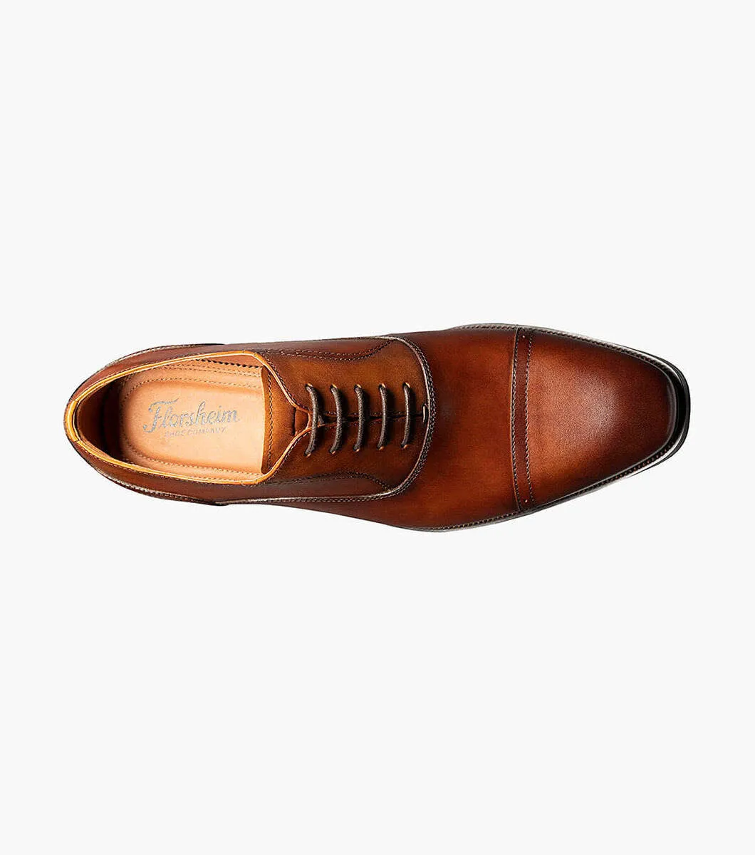 SORRENTO Cap Toe Oxford - Cognac timeless feel