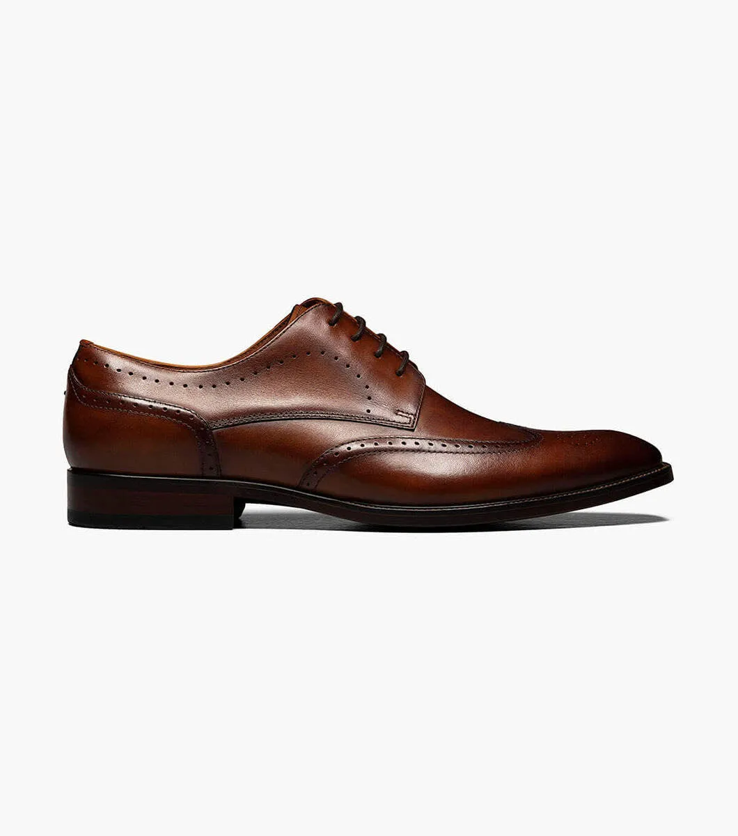 SORRENTO Wingtip Oxford - Cognac modern touch