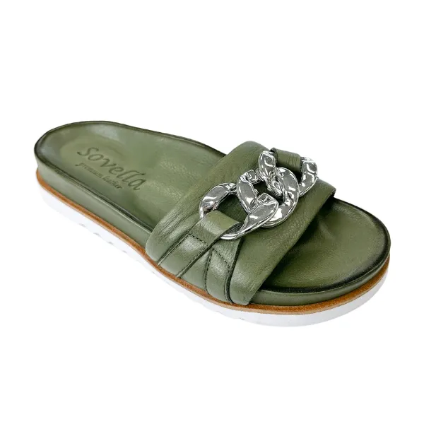 Sovella Women's Aria Olive clean steps