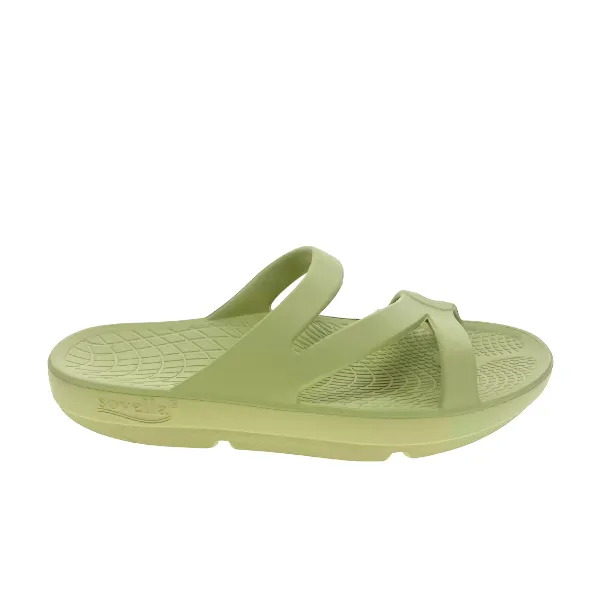 Sovella Women's PF Green Slide Soft Joy