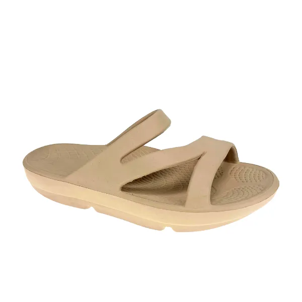 Sovella Women's PF Slide Beige Pool Party