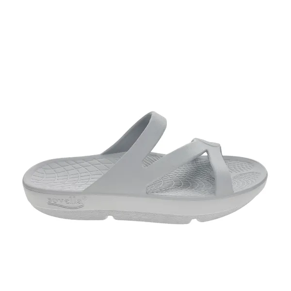 Sovella Women's PF Slide Light Grey luxury vibe