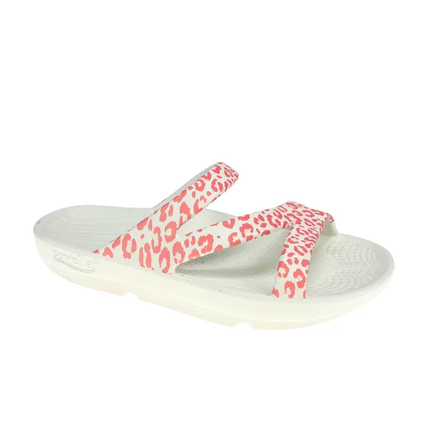 Sovella Women's PF Slide Pink/Leopard Clean Vibe