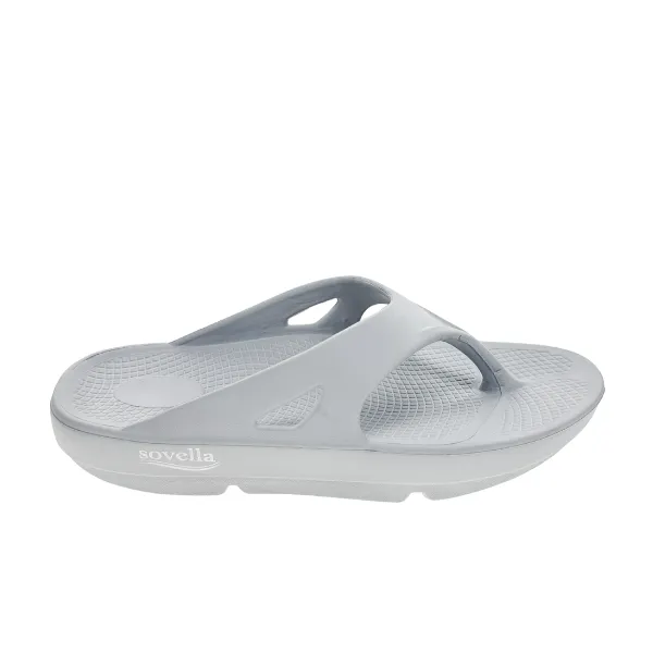 Sovella Women's PF Thong Light Grey Soft Walk