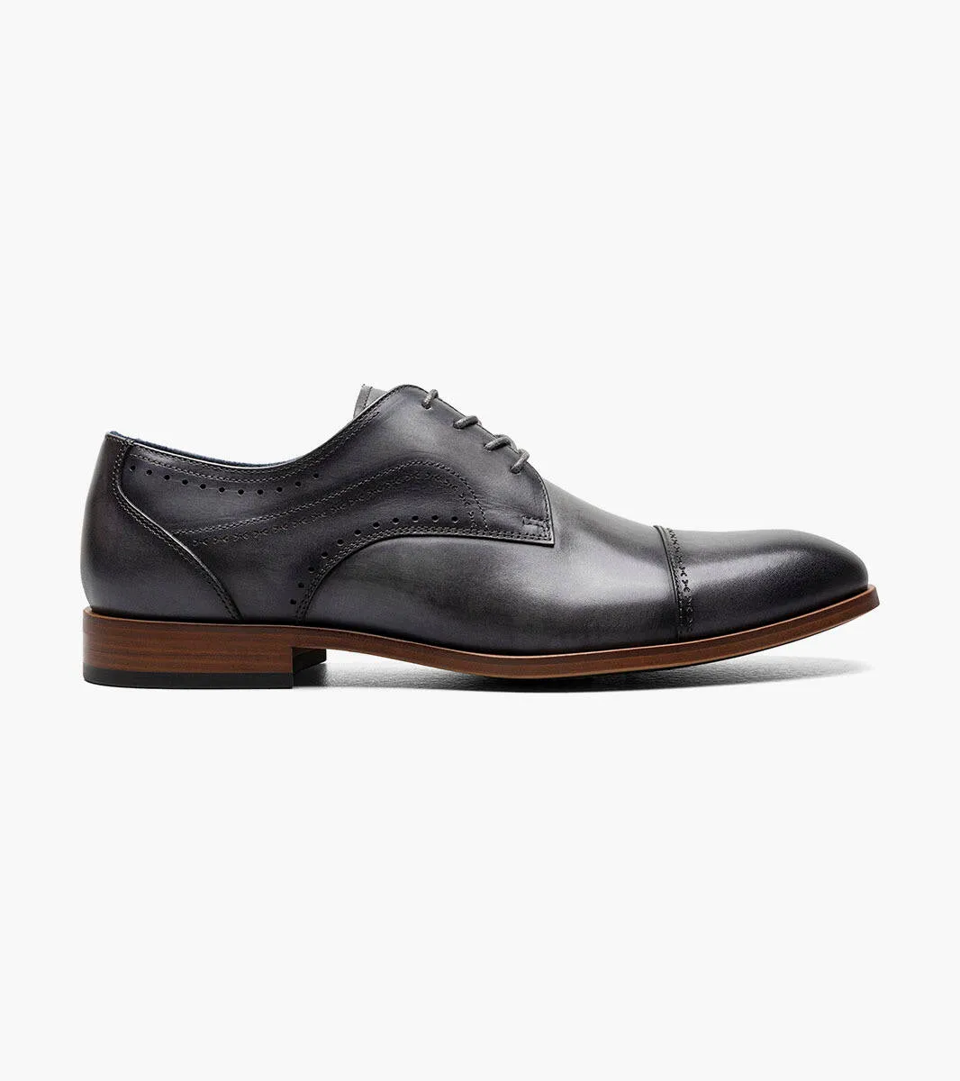 Stacy Adams BRYANT  Cap Toe Oxford - Gray walk ready