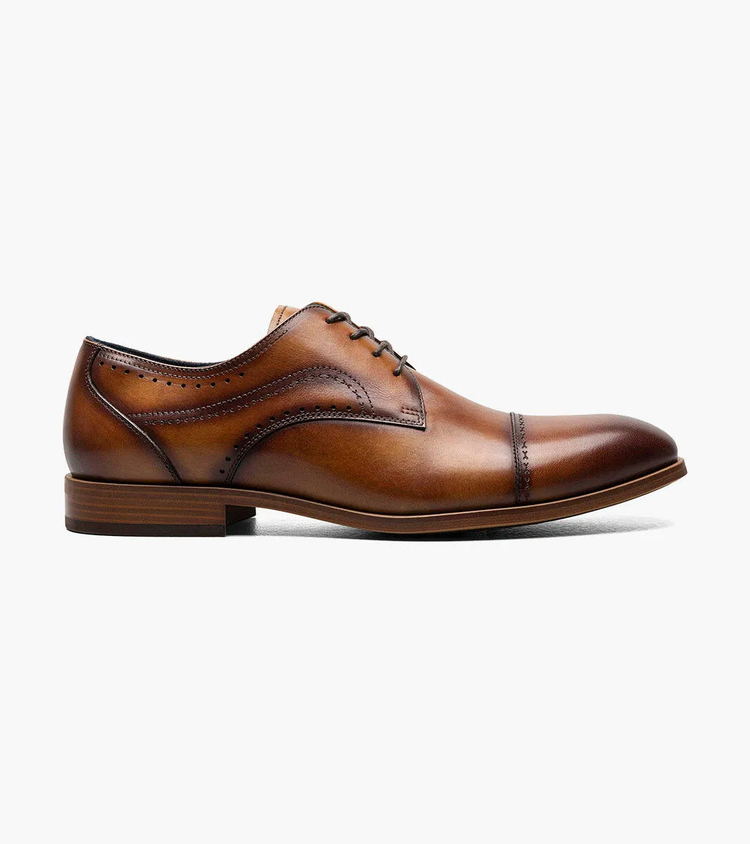 Stacy Adams BRYANT  Cap Toe Oxford - Tan carefree step