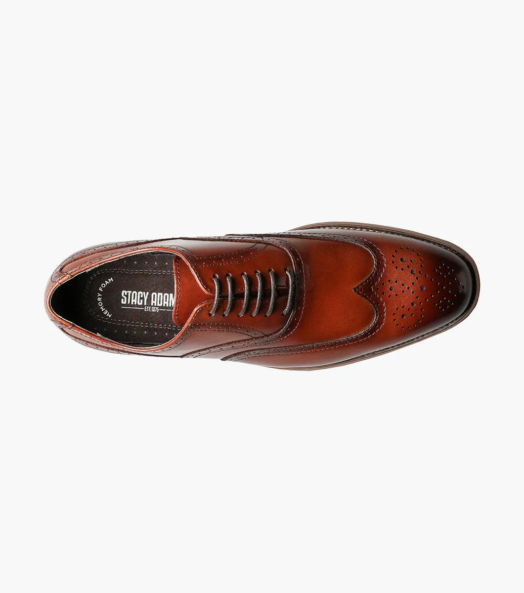 Stacy Adams DUNBAR  Wingtip Oxford Shoes - Cognac classic edge