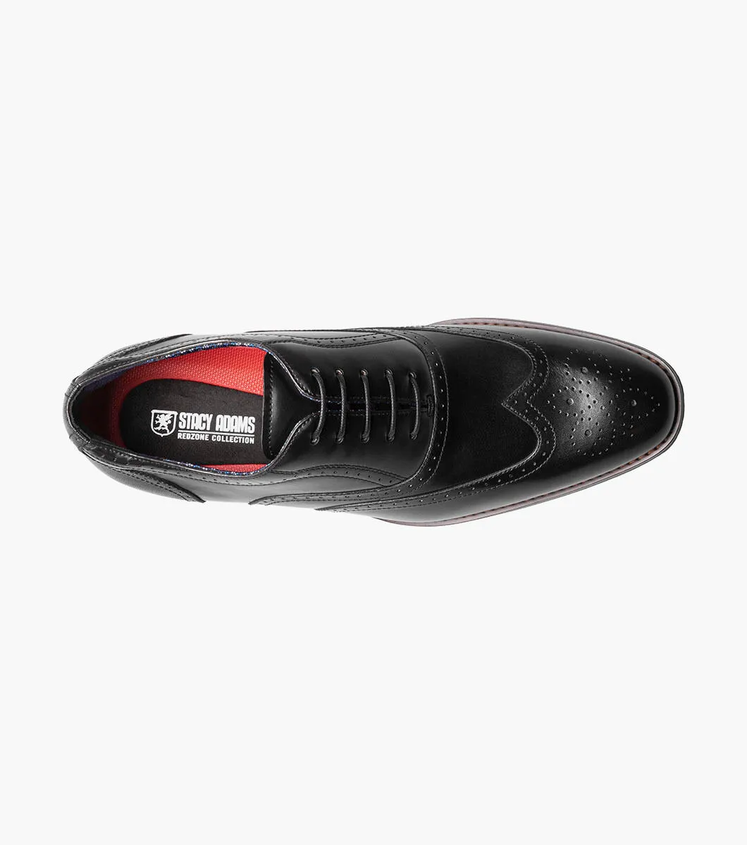 Stacy Adams KAINE  Wingtip Oxford - Black daily rhythm