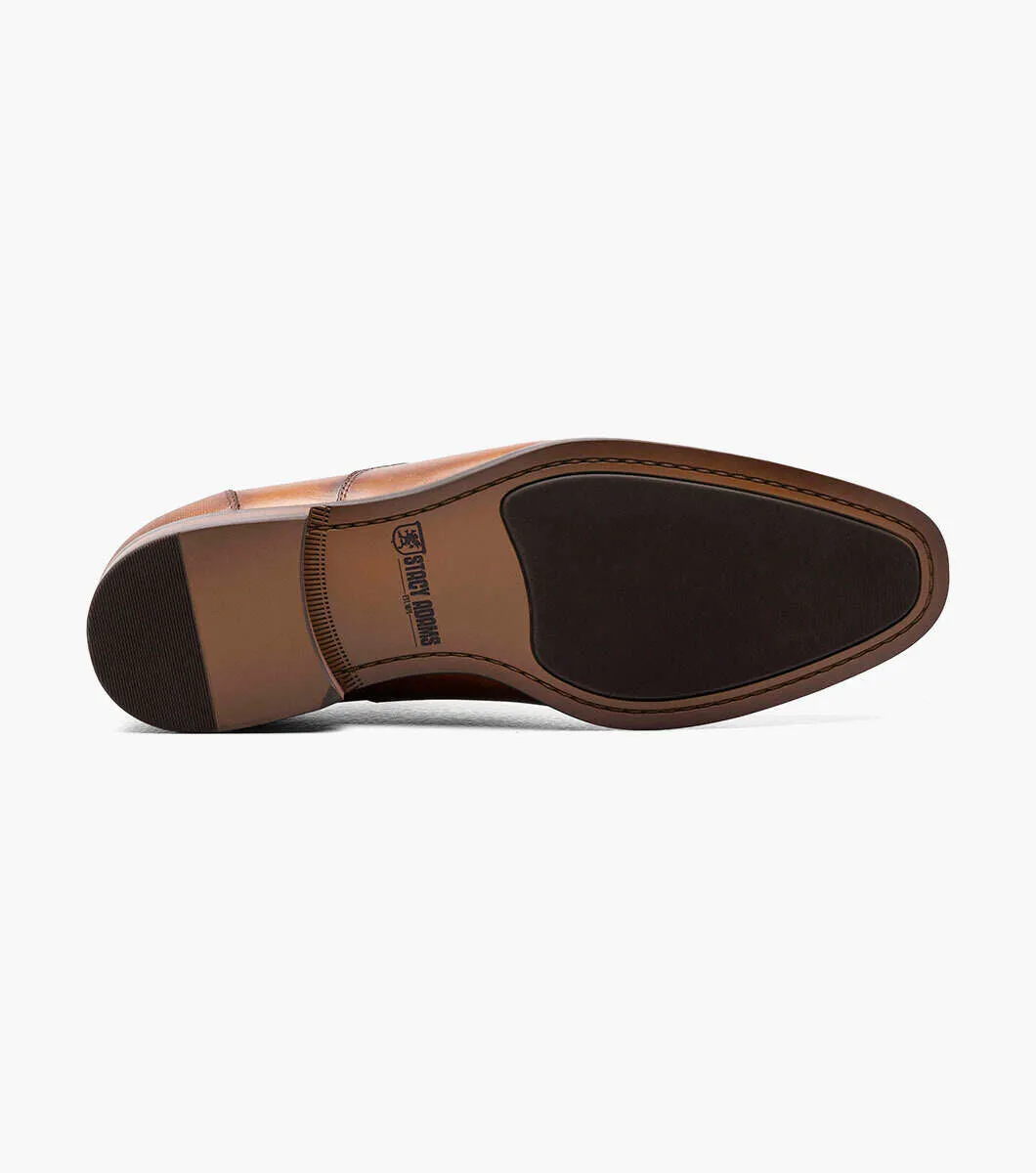 Stacy Adams KAINE  Wingtip Oxford - Cognac lightweight feel