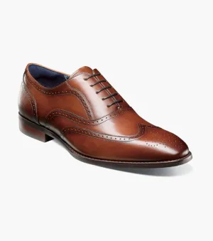 Stacy Adams KAINE  Wingtip Oxford - Cognac smart casual