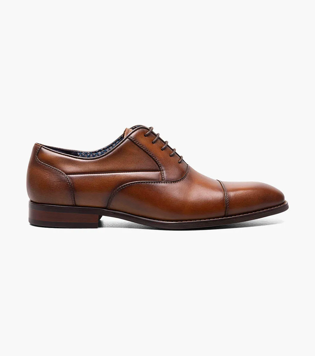 Stacy Adams KALLUM  Cap Toe Oxford Shoes - Cognac stable feel