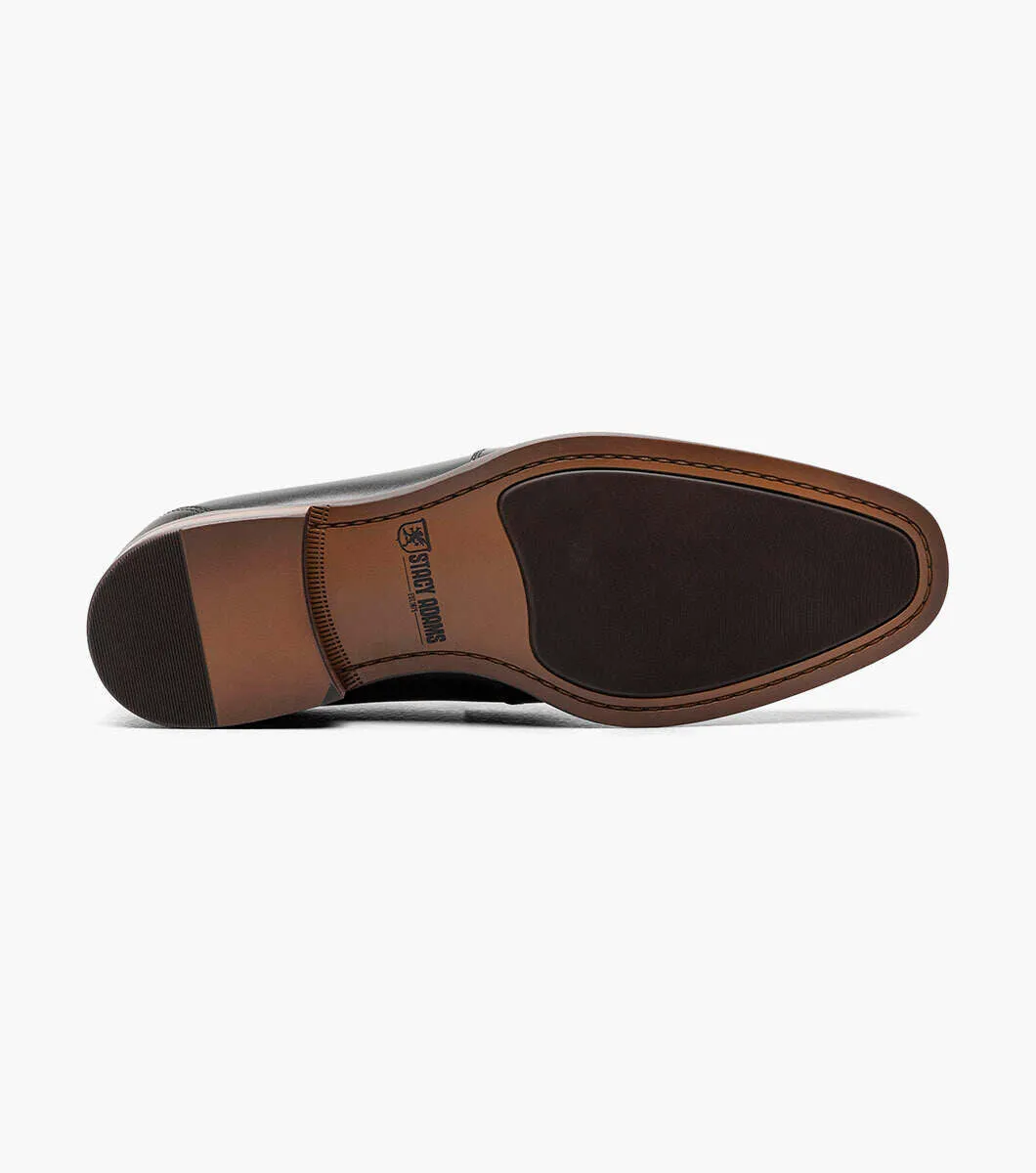 Stacy Adams KAYLOR  Moc Toe Bit Slip On - Black dress code
