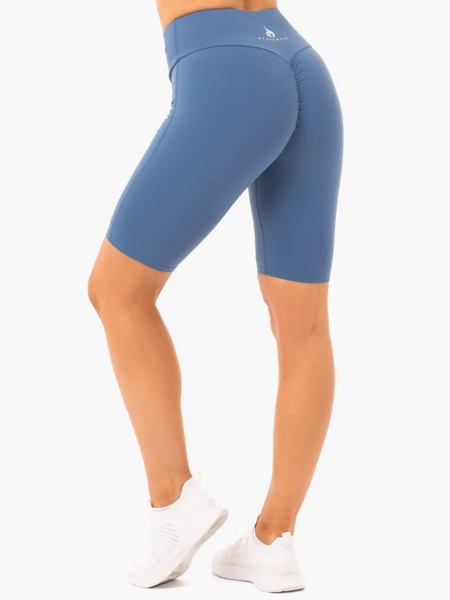 Staples Bike Shorts - Steel Blue outdoor adventure