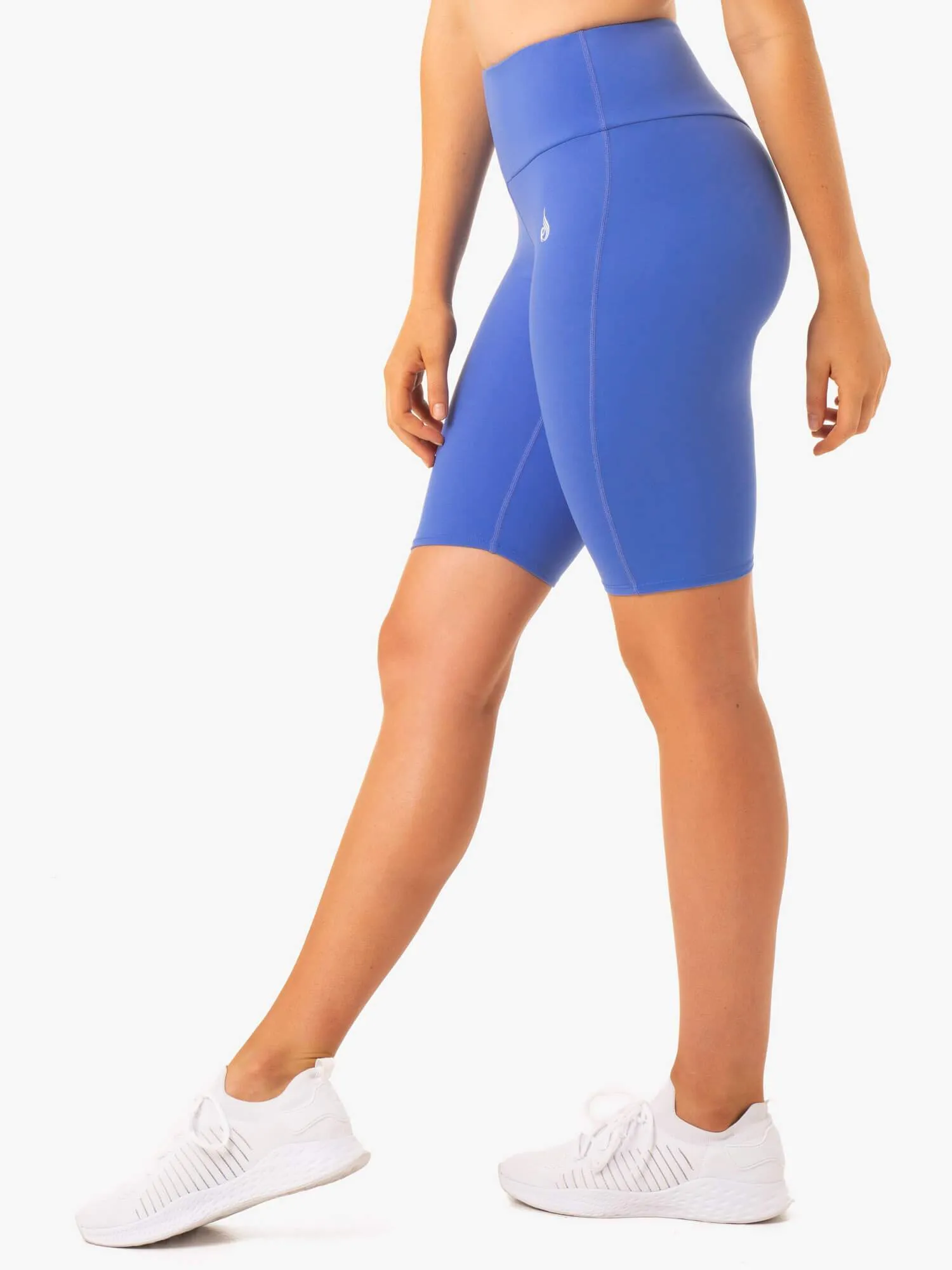 Staples Scrunch Bum Bike Shorts - Iris Blue jogging gear
