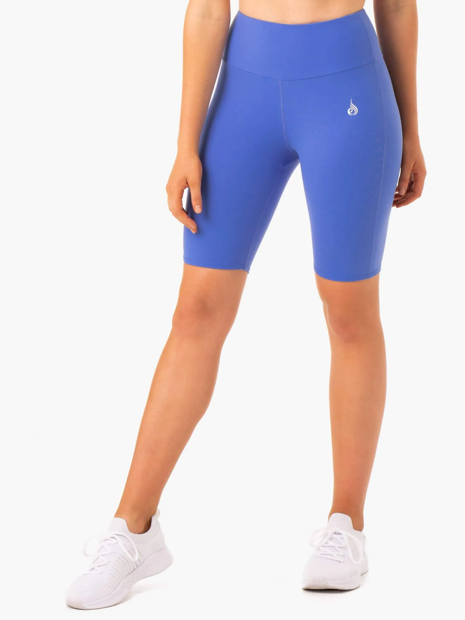 Staples Scrunch Bum Bike Shorts - Iris Blue sport culture
