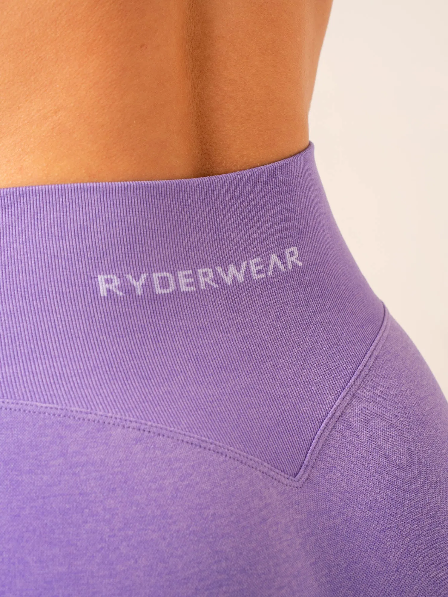 Staples Seamless Leggings - Violet Marl Light feel