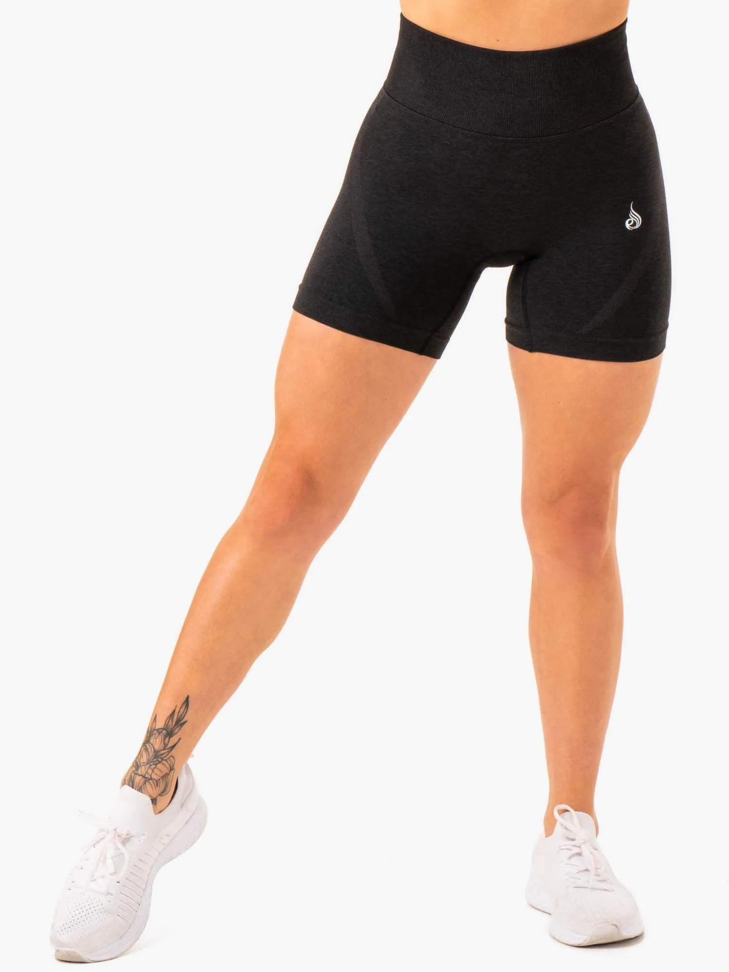 Staples Seamless Shorts - Black Marl cycling shorts