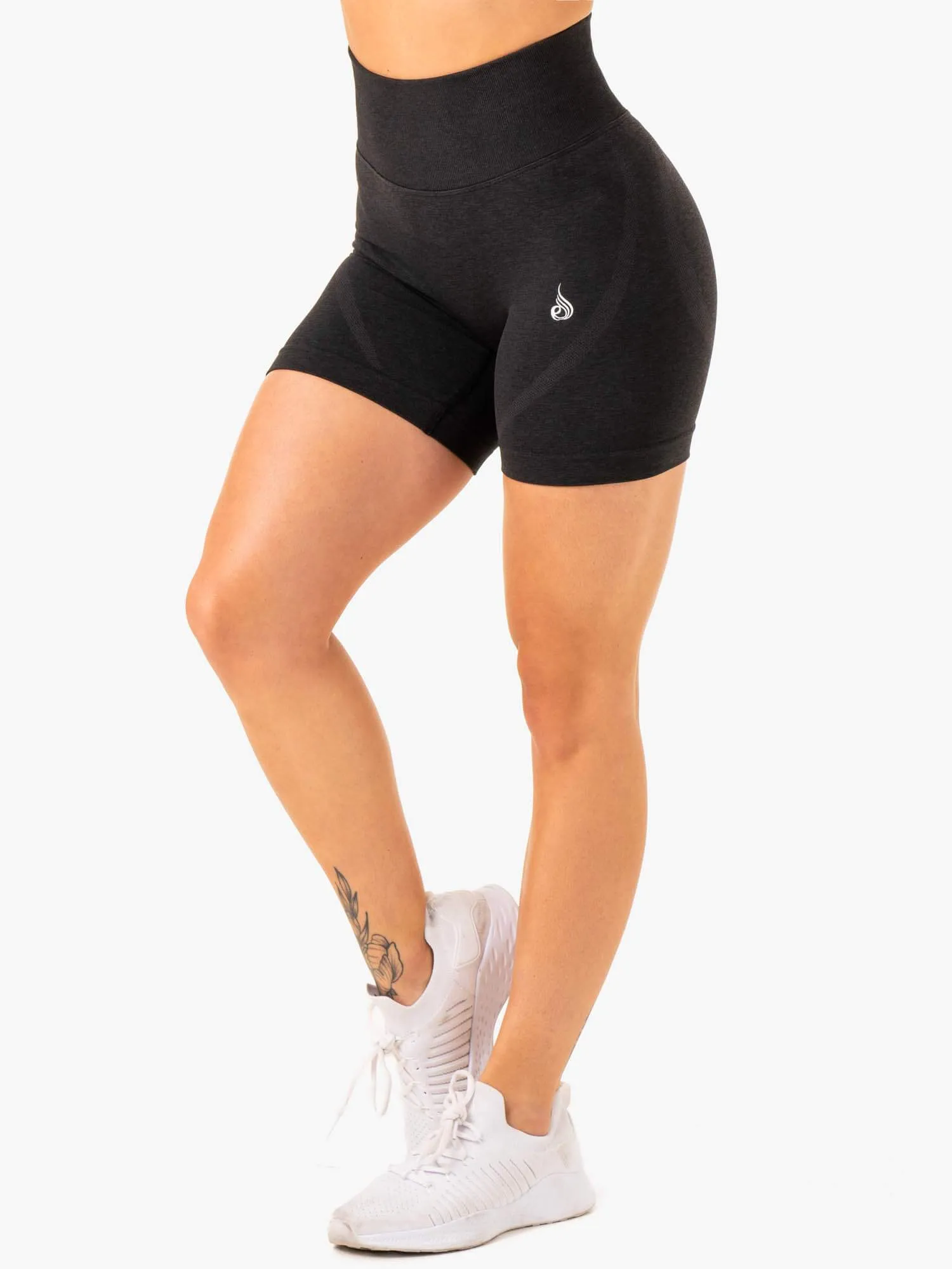 Staples Seamless Shorts - Black Marl outdoor gear