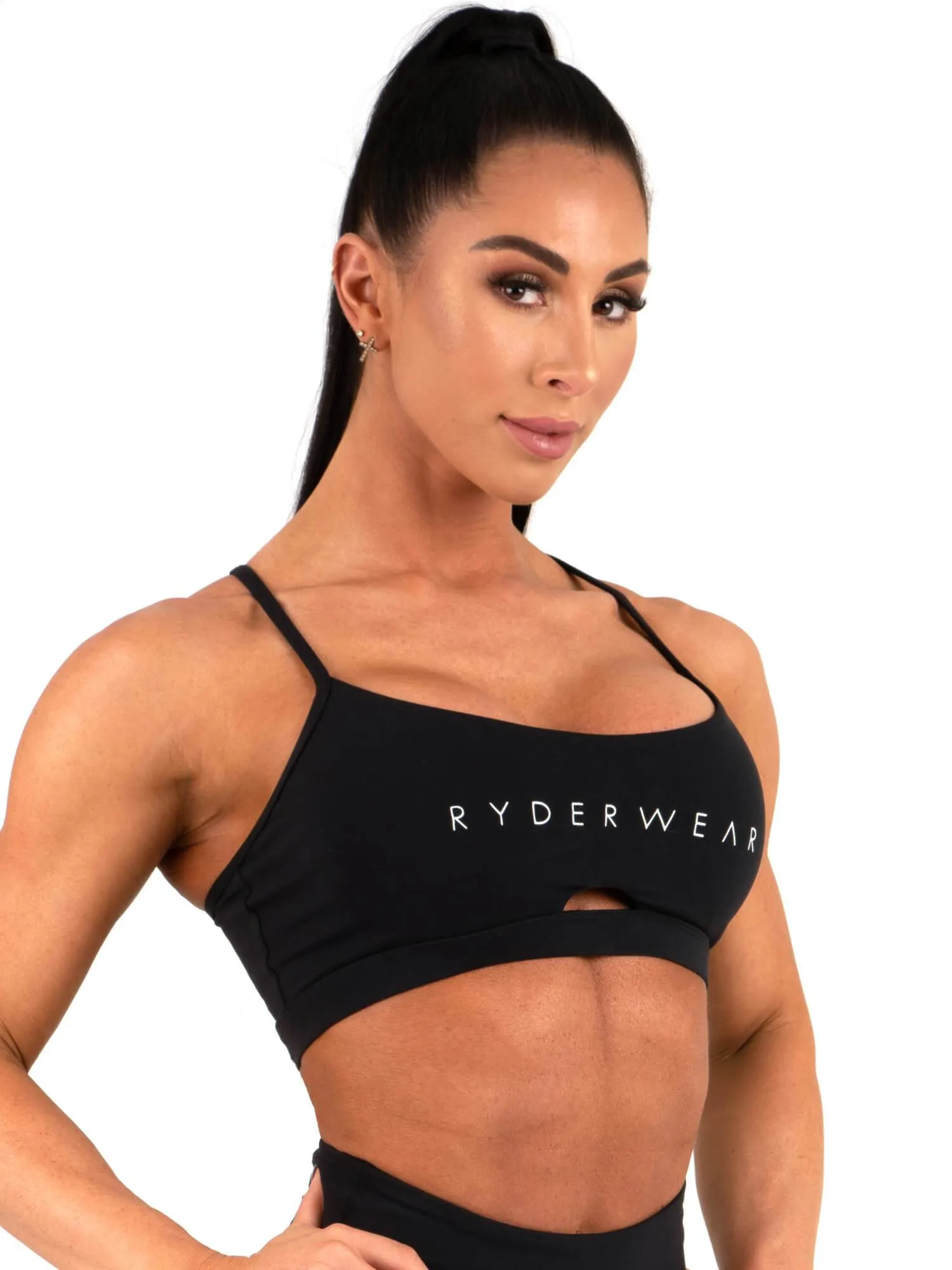 Staples Sports Bra - Black Thin Design