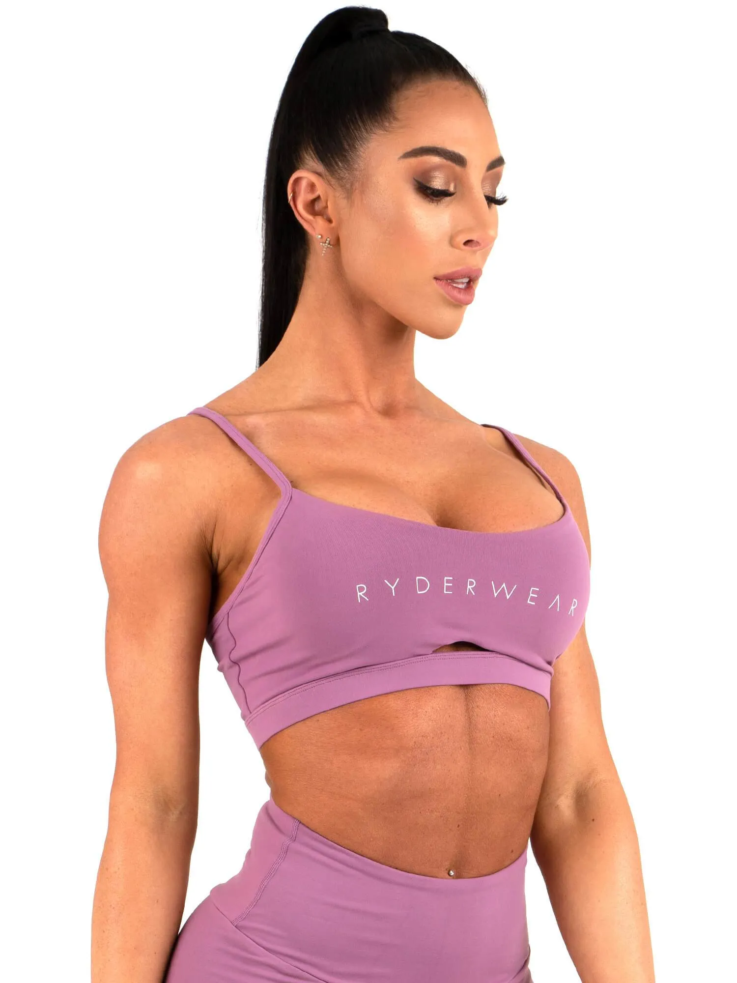 Staples Sports Bra - Purple Back Ventilation