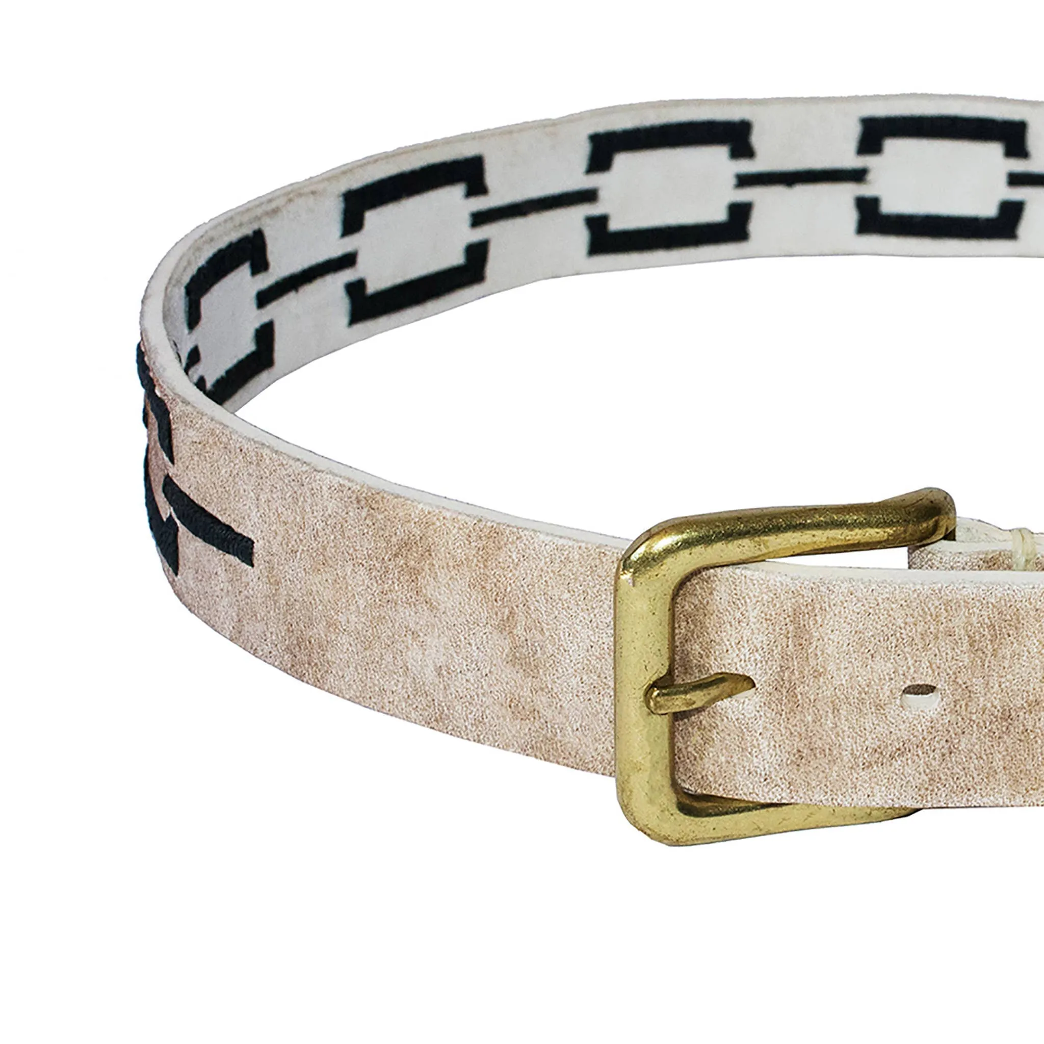 Stick & Ball - Correntino Polo Belt - Rawhide/Black casual boost