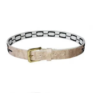 Stick & Ball - Correntino Polo Belt - Rawhide/Black daily essential
