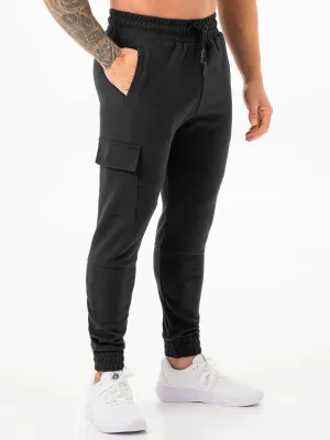 Tech Cargo Pant - Black Travel Lightweight
