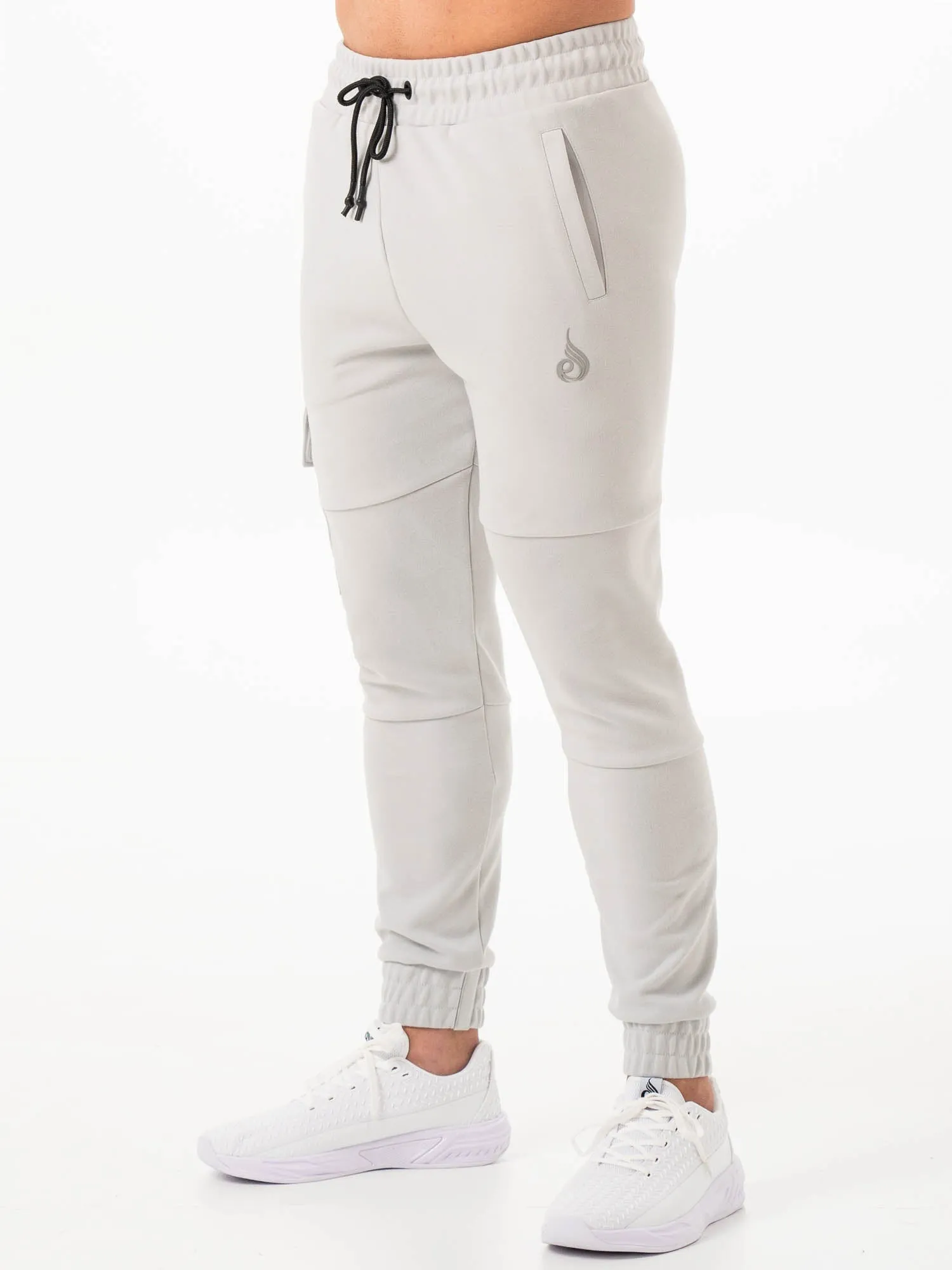 Tech Cargo Pant - Smoke Grey Reflective Mark