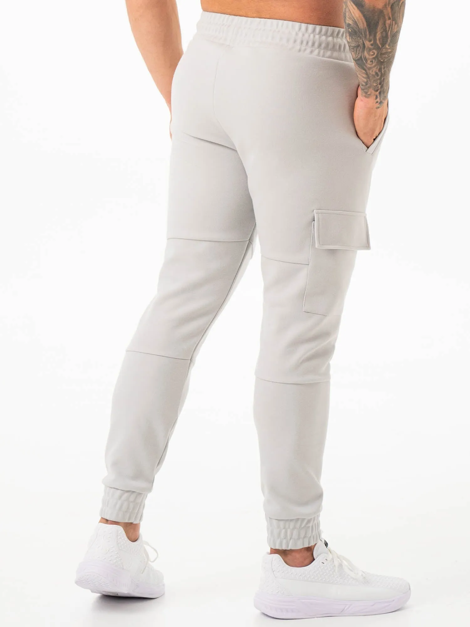 Tech Cargo Pant - Smoke Grey Loose Fit