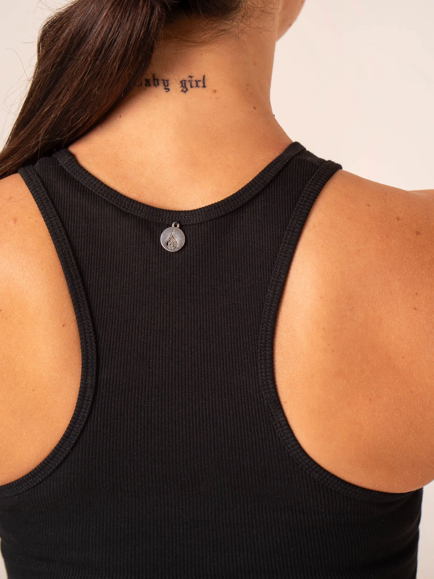 Tempo Rib Tank - Black sport jacket