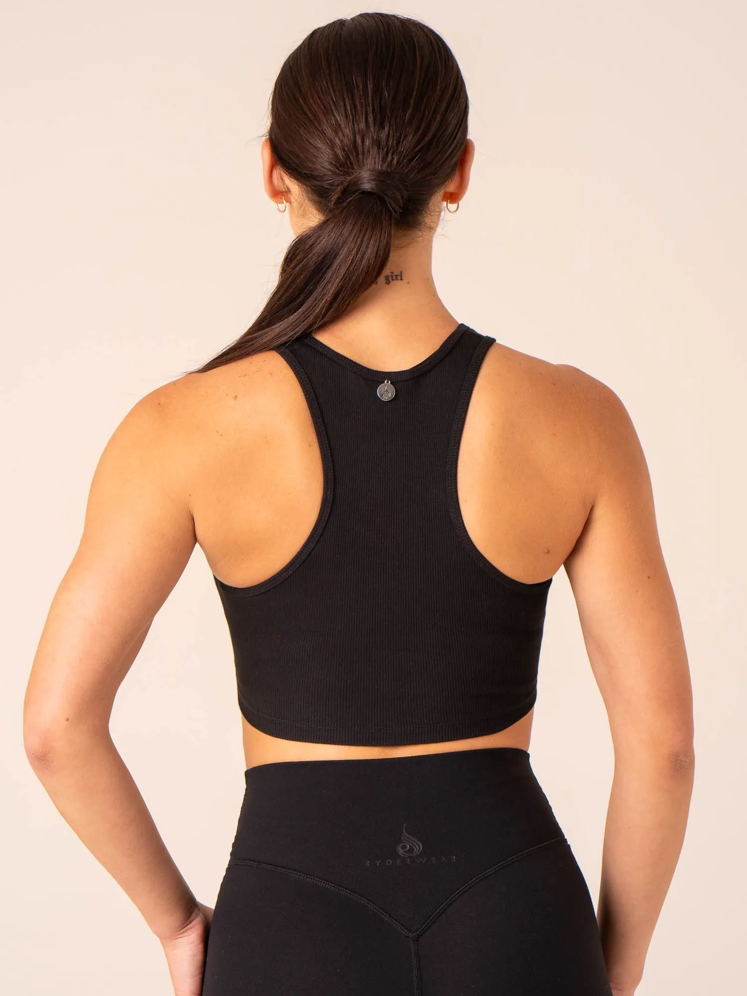 Tempo Rib Tank - Black outdoor leisure